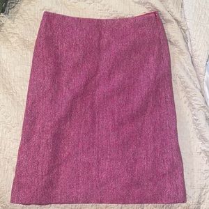 Pink wool skirt from Michael Kors
